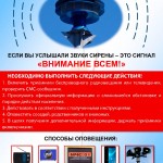 Действия населения по сигналу оповещения Внимание всем!