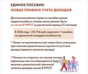 Единое пособие — мера социальной поддержки семей с низким уровнем дохода